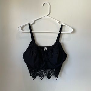 Black Crop Top
